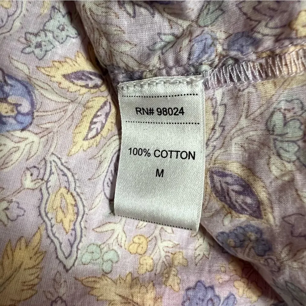 Anthropologie Love The Label Ruffle Josepha Top Sz M